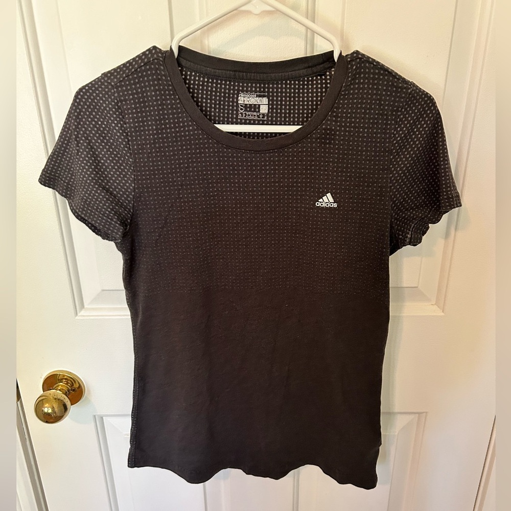 Adidas, t-shirts, used but still in good condition, size Small.